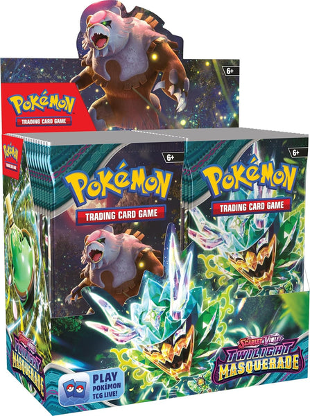 Pokemon Scarlet and Violet Twilight Masquerade Booster Box (36 Packs) Image 2