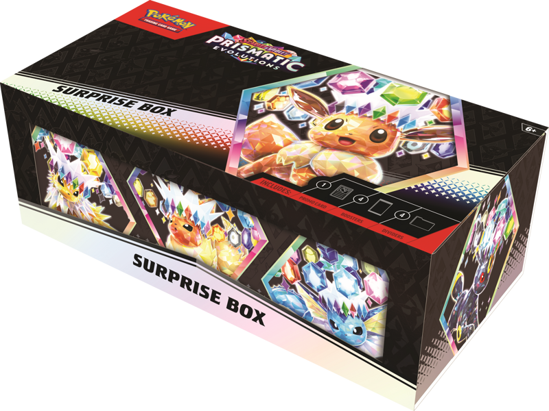 Pokemon Scarlet & Violet Prismatic Evolutions Surprise Box Image 1