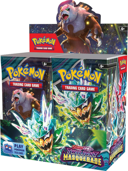 Pokemon Scarlet and Violet Twilight Masquerade Booster Box (36 Packs) Image 1