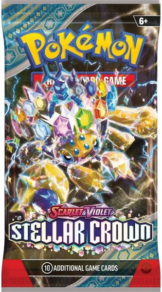 Pokemon Scarlet and Violet Stellar Crown Booster Box (36 Packs) Image 4