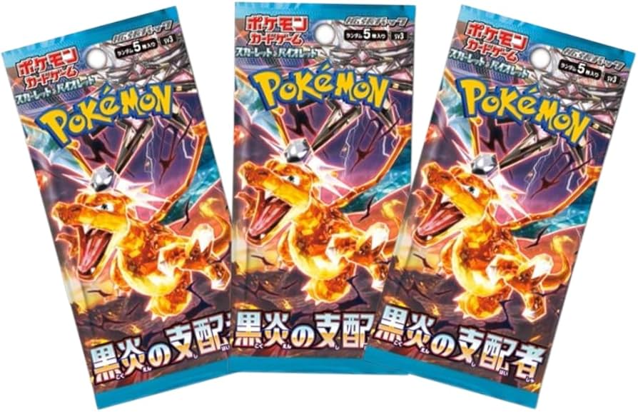 Pokemon Ruler Of The Black Flame sv3 Japanese Booster Box (Sealed) Image 3