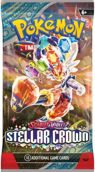 Pokemon Scarlet and Violet Stellar Crown Booster Box (36 Packs) Image 6