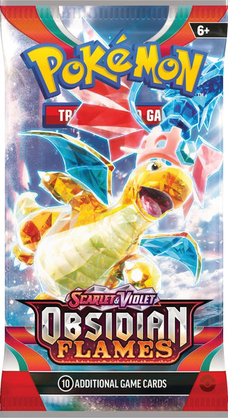 Pokemon Scarlet and Violet Obsidian Flames 3 Pack Booster Blister Image 4