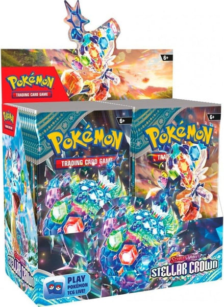 Pokemon Scarlet and Violet Stellar Crown Booster Box (36 Packs) Image 3