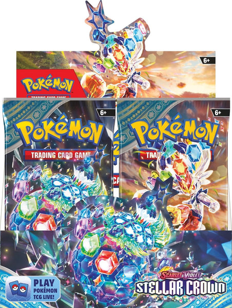 Pokemon Scarlet and Violet Stellar Crown Booster Box (36 Packs) Image 2