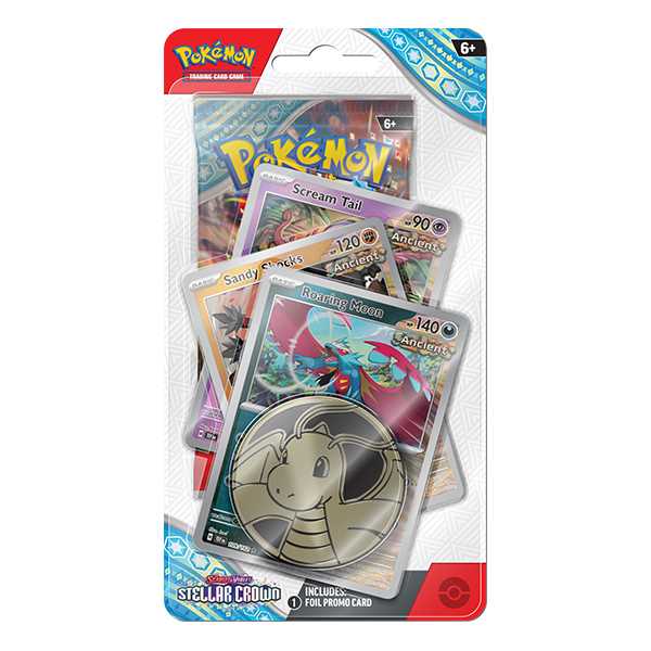 Pokemon Stellar Crown Premium Checklane Booster Blister (Sealed) Image 3