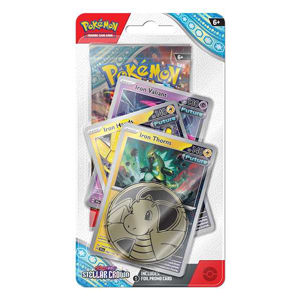 Pokemon Stellar Crown Premium Checklane Booster Blister (Sealed) Image 2