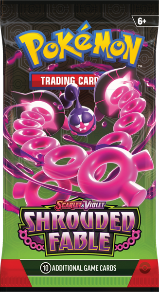 Pokemon Scarlet and Violet Shrouded Fable 3 Pack Booster Blister Image 4